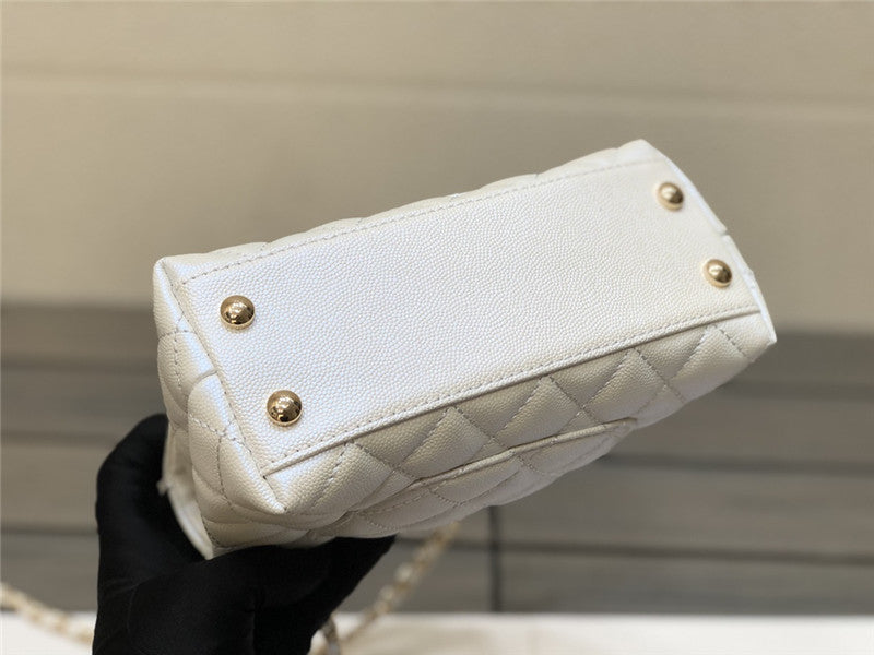 High Quality Luxury Chanel Small Coco Handle Leather Bag product detail