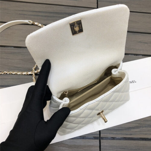 High Quality Luxury Chanel Small Coco Handle Leather Bag product detail