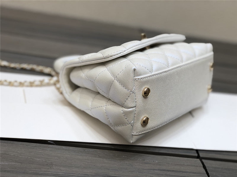 High Quality Luxury Chanel Small Coco Handle Leather Bag product detail