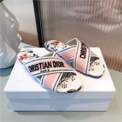 High Quality Luxury Dior Flat Slippers Womens – Style 58822