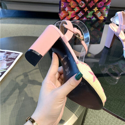 High Quality Luxury Louis Vuitton Heel Sandals – Style 42179 product detail