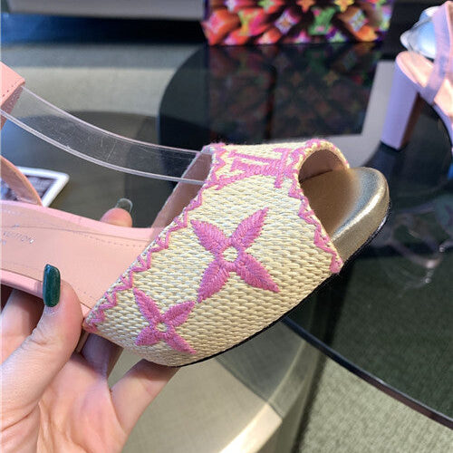 High Quality Luxury Louis Vuitton Heel Sandals – Style 42179 product detail