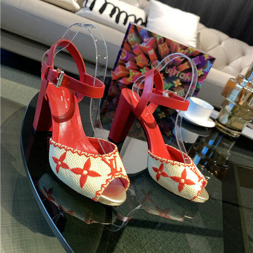High Quality Luxury Louis Vuitton Heel Sandals – Style 76643 product detail
