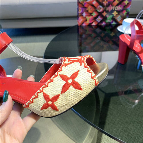 High Quality Luxury Louis Vuitton Heel Sandals – Style 76643 product detail