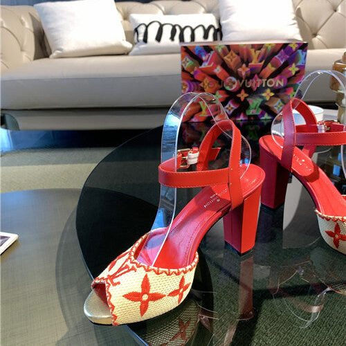 High Quality Luxury Louis Vuitton Heel Sandals – Style 76643 product detail