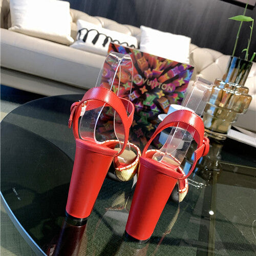 High Quality Luxury Louis Vuitton Heel Sandals – Style 76643 product detail