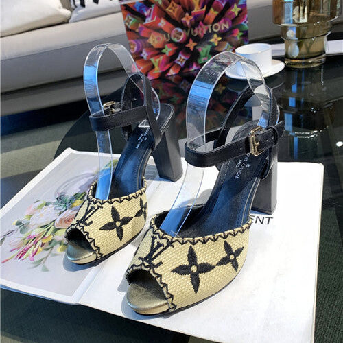 High Quality Luxury Louis Vuitton Heel Sandals – Style 40483