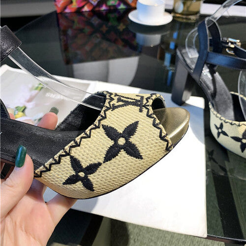 High Quality Luxury Louis Vuitton Heel Sandals – Style 40483 product detail