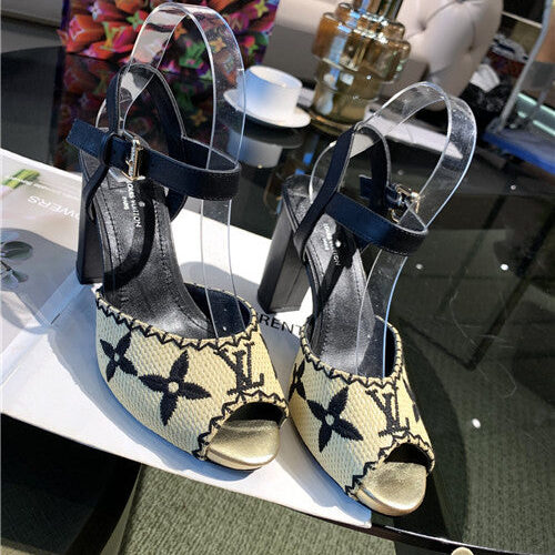 High Quality Luxury Louis Vuitton Heel Sandals – Style 40483 product detail