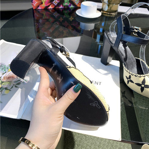 High Quality Luxury Louis Vuitton Heel Sandals – Style 40483 product detail