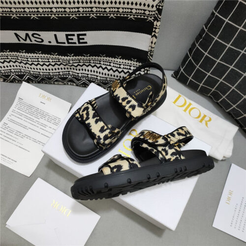 High Quality Luxury Dior Mizza Pattern Dioract Sandals – Style 10054 alternate view