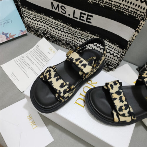 High Quality Luxury Dior Mizza Pattern Dioract Sandals – Style 10054 product detail