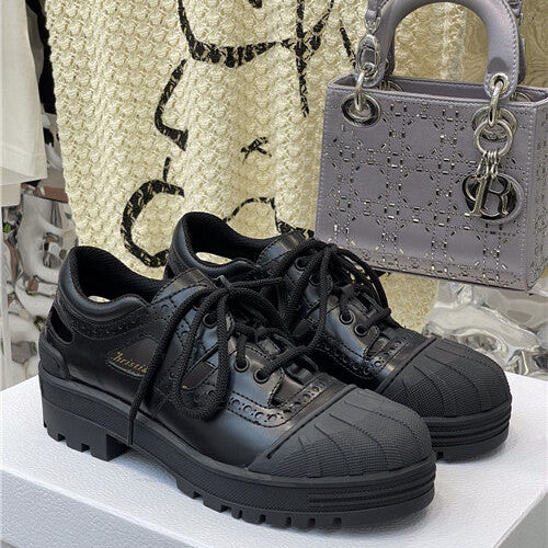 High Quality Luxury Derby Dior Shoes Womens