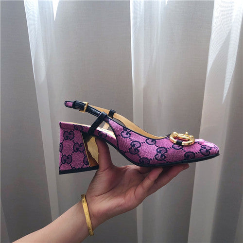 High Quality Luxury Gucci Horsebit Block Heel Sandals – Style 95763 product detail