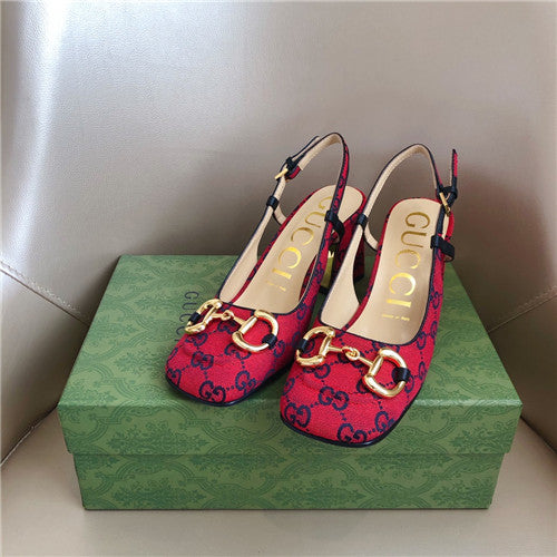 High Quality Luxury Gucci Horsebit Block Heel Sandals – Style 61299 alternate view
