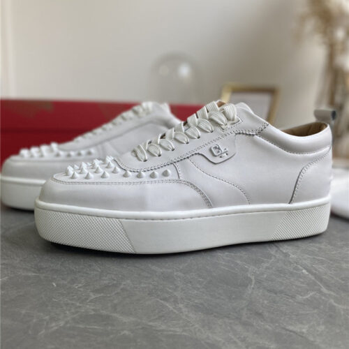 High Quality Luxury Christian Louboutin Louis Junior Spikes Sneakers – Style 64916 alternate view