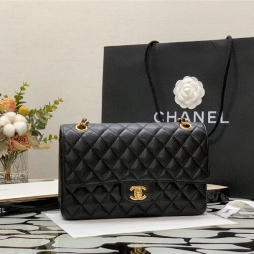 High Quality Luxury Chanel Classic Flap Caviar Leather Bag