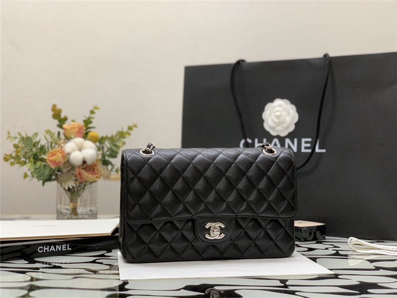 High Quality Luxury Chanel Classic Flap Caviar Leather Shoulder Bag