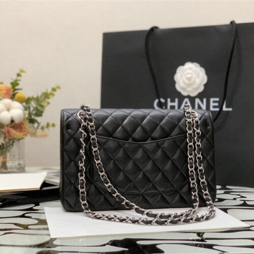 High Quality Luxury Chanel Classic Flap Caviar Leather Shoulder Bag product detail