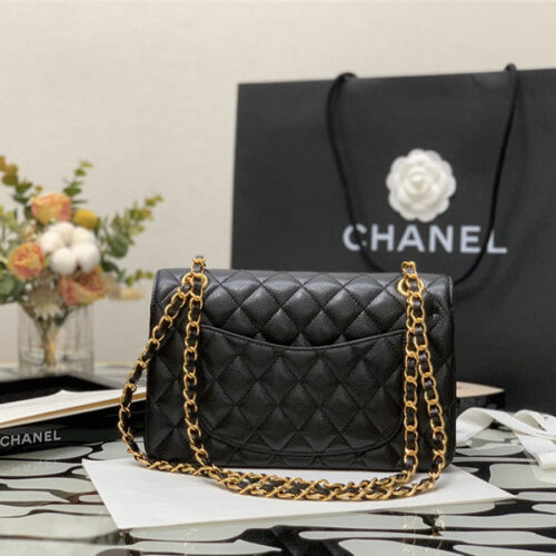 High Quality Luxury Chanel Classic Flap Caviar Leather Bag Small – Style 47412 alternate view