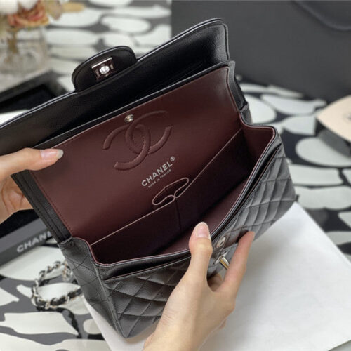 High Quality Luxury Chanel Classic Flap Caviar Leather Bag Small product detail