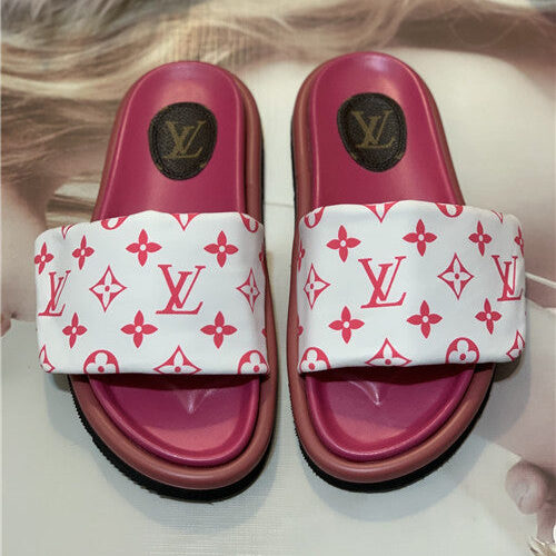 High Quality Luxury LV Flat Slippers