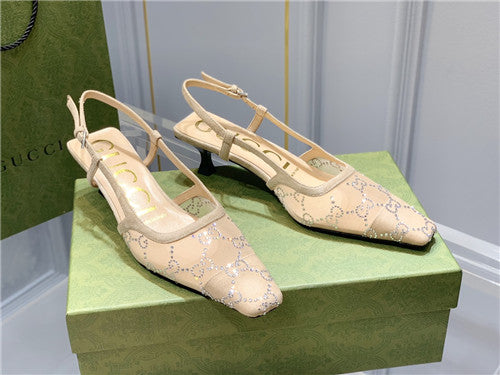 High Quality Luxury Gucci Rhinestone Sandals alternate view