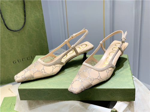 High Quality Luxury Gucci Rhinestone Sandals