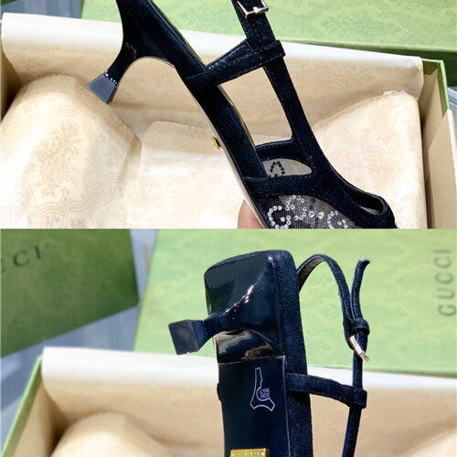 High Quality Luxury Gucci Rhinestone Sandals – Style 96051 product detail