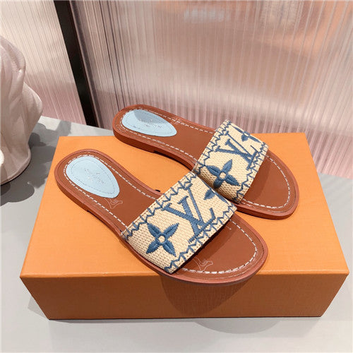 High Quality Luxury LV Flat Sandals Womens – Style 47907