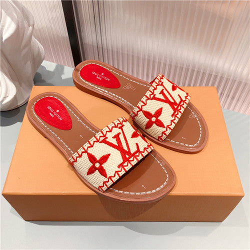 High Quality Luxury LV Flat Sandals Womens – Style 80675