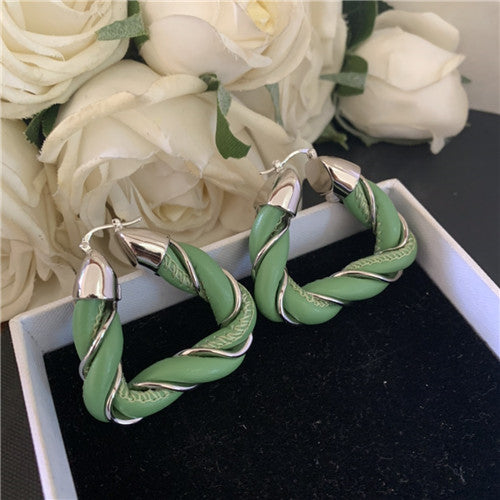 High Quality Luxury Bottega Veneta Bv Triangle Earrings alternate view