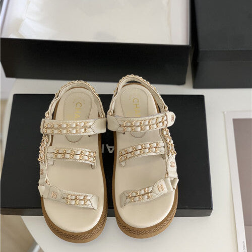 High Quality Luxury Chanel Platform Sandals Womens alternate view