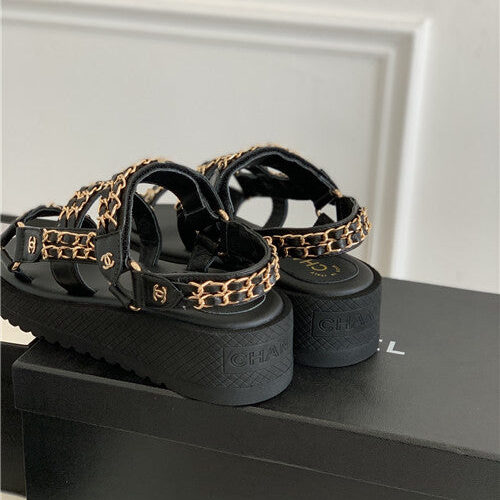 High Quality Luxury Chanel Platform Sandals Womens – Style 48486 product detail