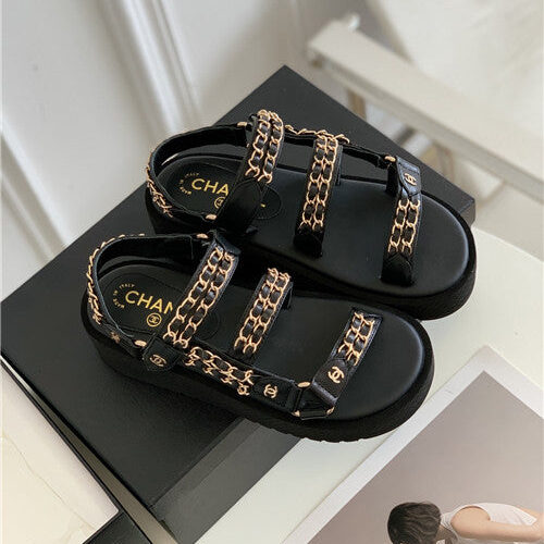 High Quality Luxury Chanel Platform Sandals Womens – Style 48486 alternate view