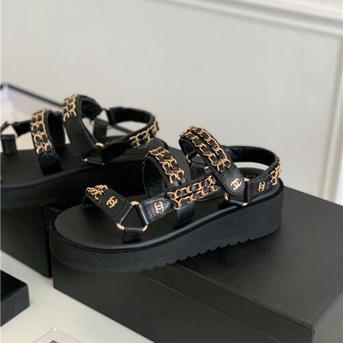 High Quality Luxury Chanel Platform Sandals Womens – Style 48486 product detail