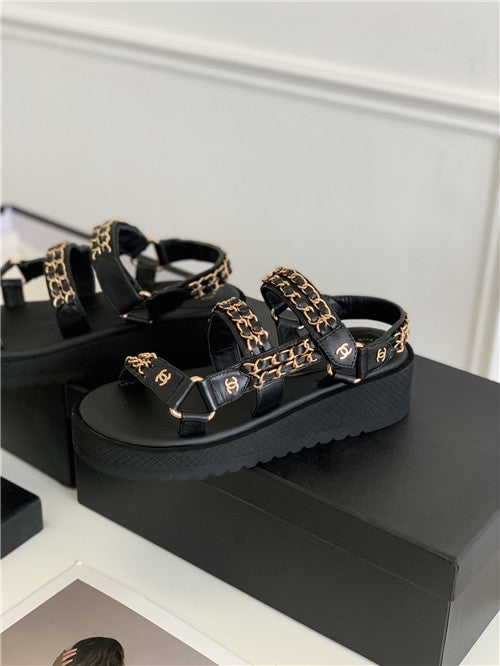 High Quality Luxury Chanel Platform Sandals Womens – Style 48486 product detail