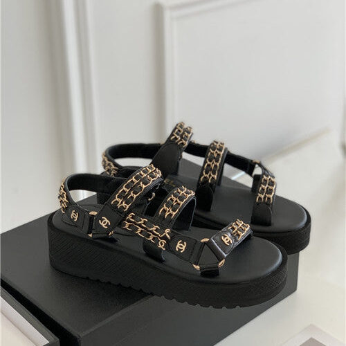 High Quality Luxury Chanel Platform Sandals Womens – Style 48486