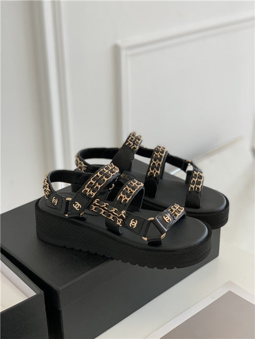 High Quality Luxury Chanel Platform Sandals Womens – Style 48486