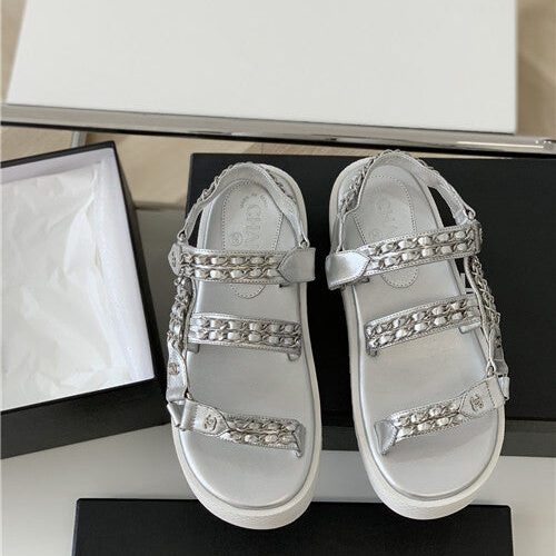 High Quality Luxury Chanel Platform Sandals Womens – Style 79558 alternate view