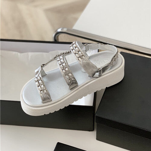 High Quality Luxury Chanel Platform Sandals Womens – Style 79558 product detail