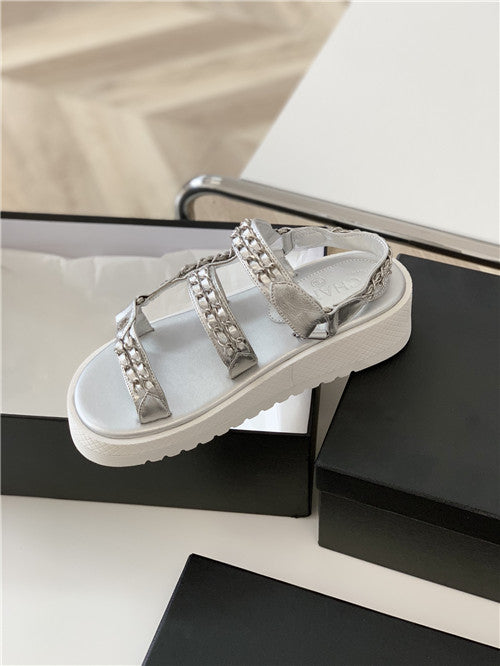 High Quality Luxury Chanel Platform Sandals Womens – Style 79558 product detail
