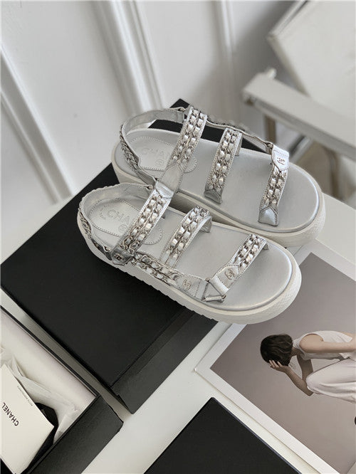 High Quality Luxury Chanel Platform Sandals Womens – Style 79558 product detail