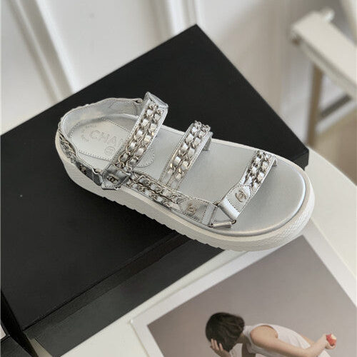 High Quality Luxury Chanel Platform Sandals Womens – Style 79558 product detail