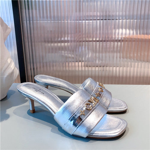 High Quality Luxury Louis Vuitton Heel Slippers – Style 32003 alternate view