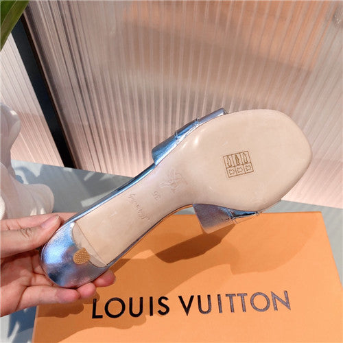 High Quality Luxury Louis Vuitton Heel Slippers – Style 32003 product detail