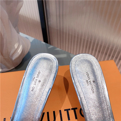 High Quality Luxury Louis Vuitton Heel Slippers – Style 32003 product detail