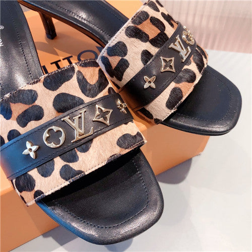 High Quality Luxury Louis Vuitton Heel Slippers – Style 99235 product detail