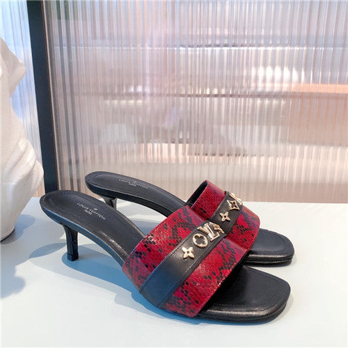 High Quality Luxury Louis Vuitton Heel Slippers – Style 66467 alternate view