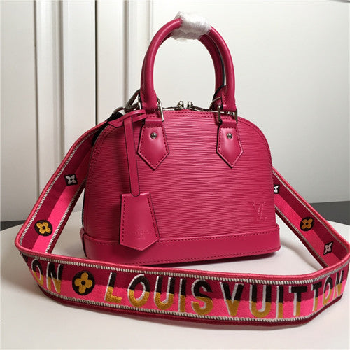 High Quality Luxury LV Alma BB Bag Pink